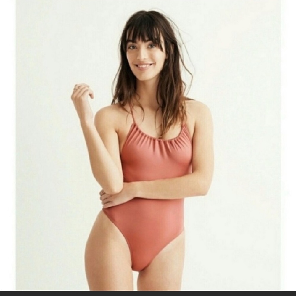 J.Crew Playa Rockaway Ruched One-Piece Swimsuit XS